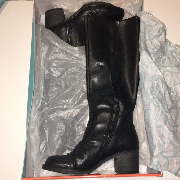 *SALE* Bare Traps Dallia Block-Heel Boots Black - Picture 5 of 5